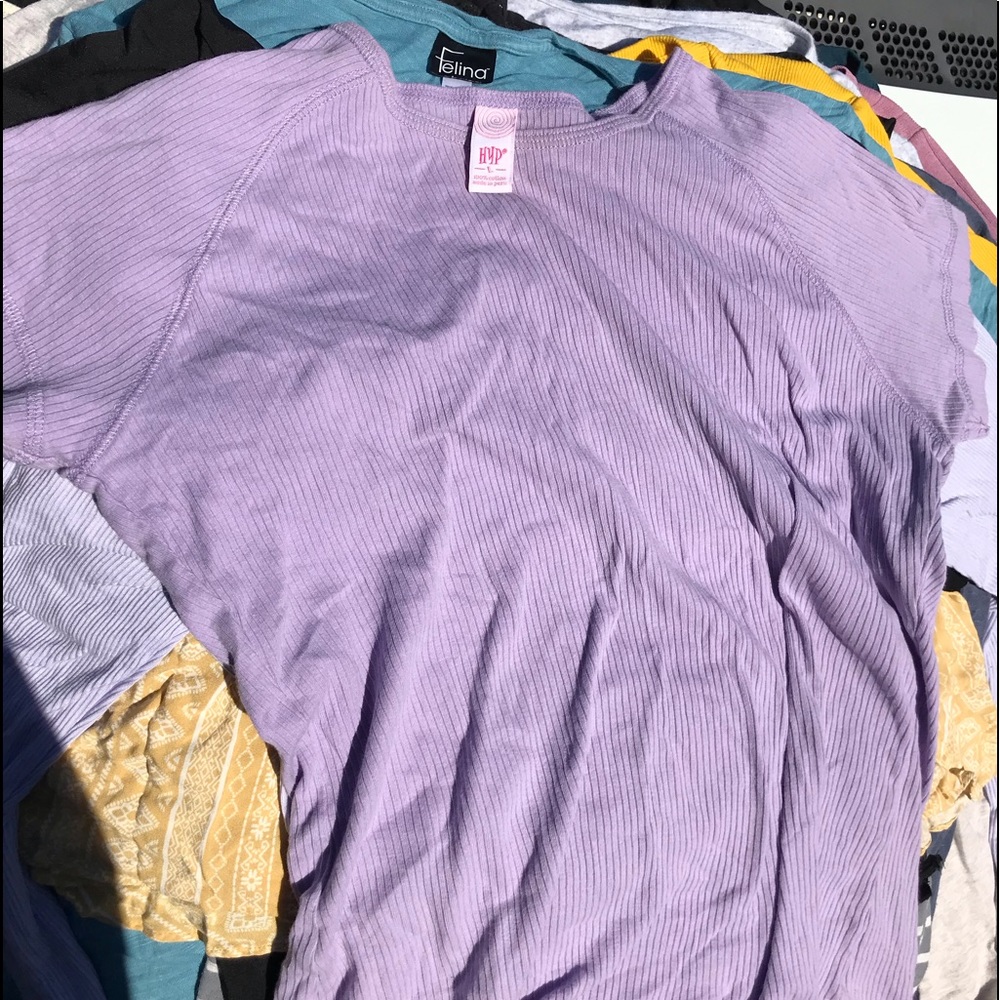 Purple tee